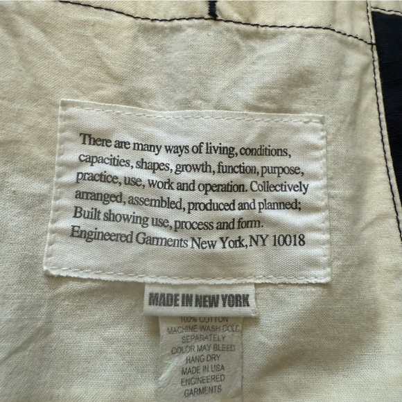 Engineered Garments men's blue Bedford jacket/blazer, S - Picture 8 of 12